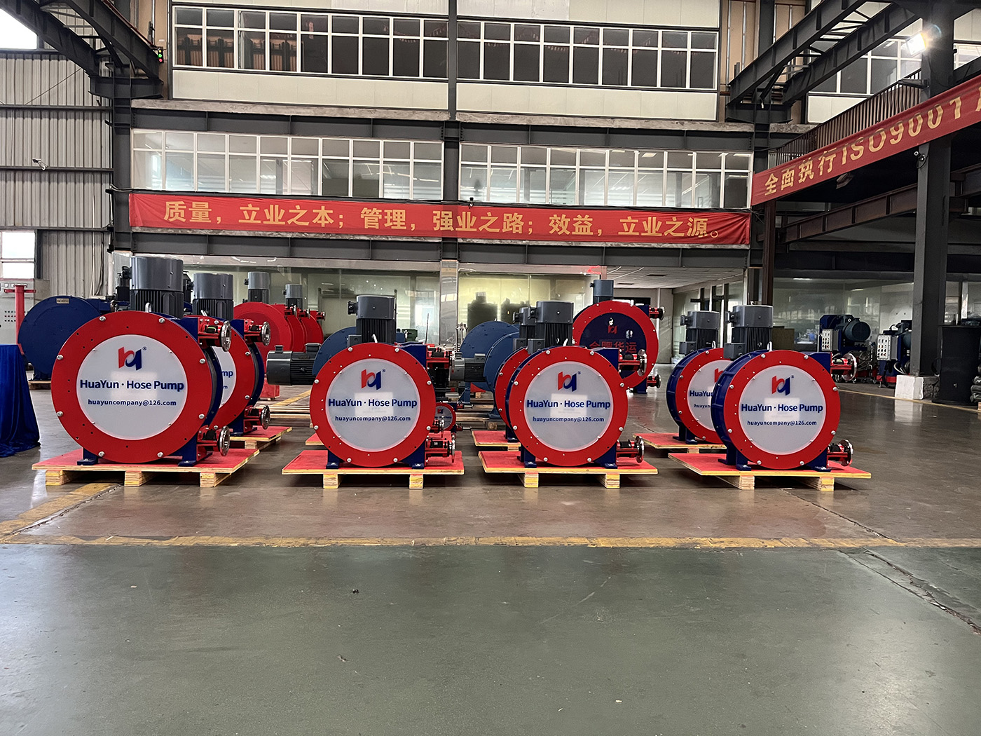 合肥華運機械軟管泵發(fā)往巴西，助力當?shù)匚鬯幚硖豳|(zhì)增效